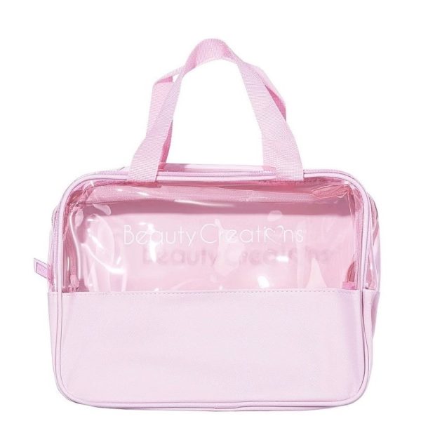 Cosmetiquero Pink Clear Grande Beauty Creations