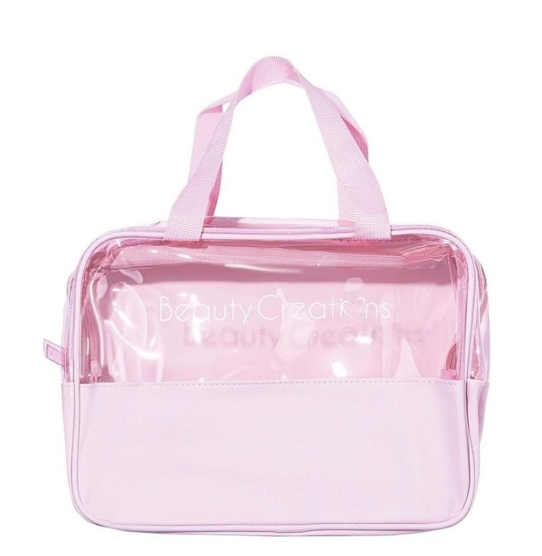 Cosmetiquero Pink Clear Grande Beauty Creations