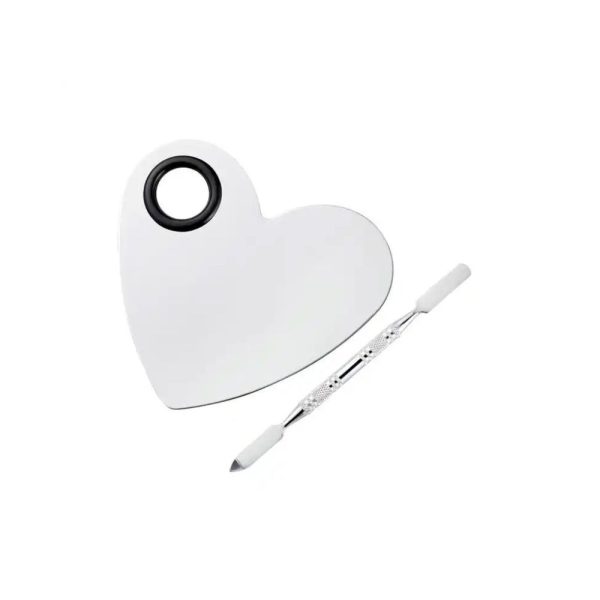 Paleta en forma de corazon