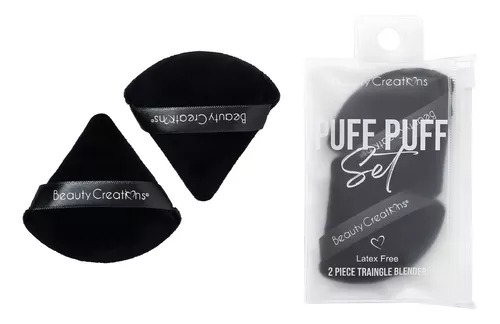 Set Borlas Puff Puff Beauty Creations Negras