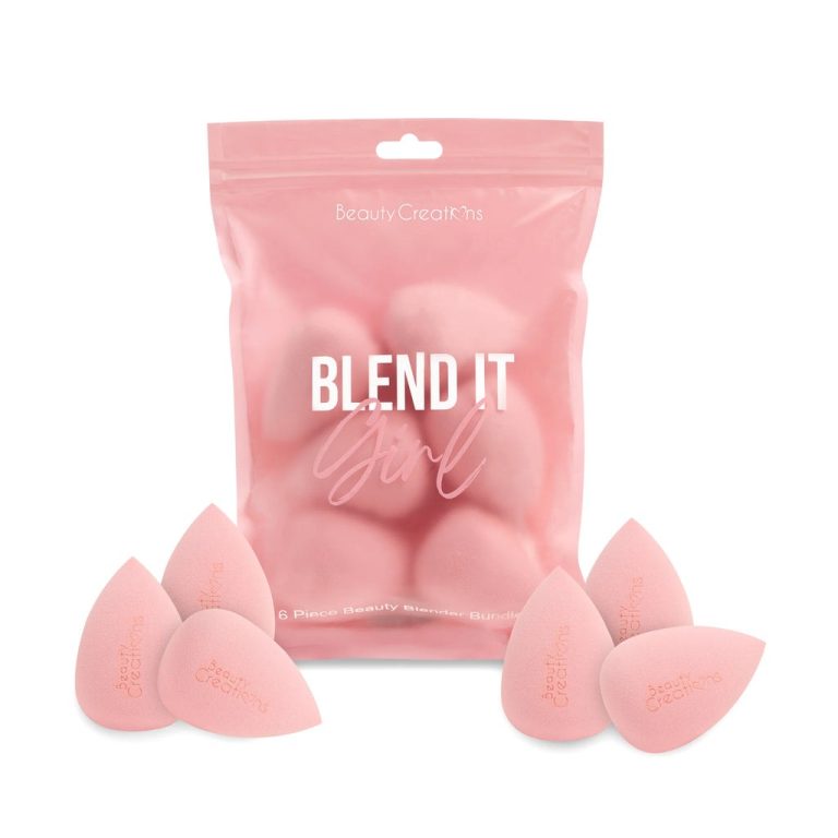 Set de 6 UND ESPONJAS PINK BLEND IT GIRL BEAUTY CREATION