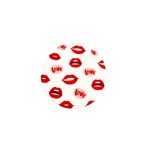 Espejo de cartera diseño labios