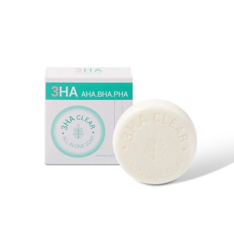 Limpiador Facial En-Barra - 3HA Clear All In One Soap