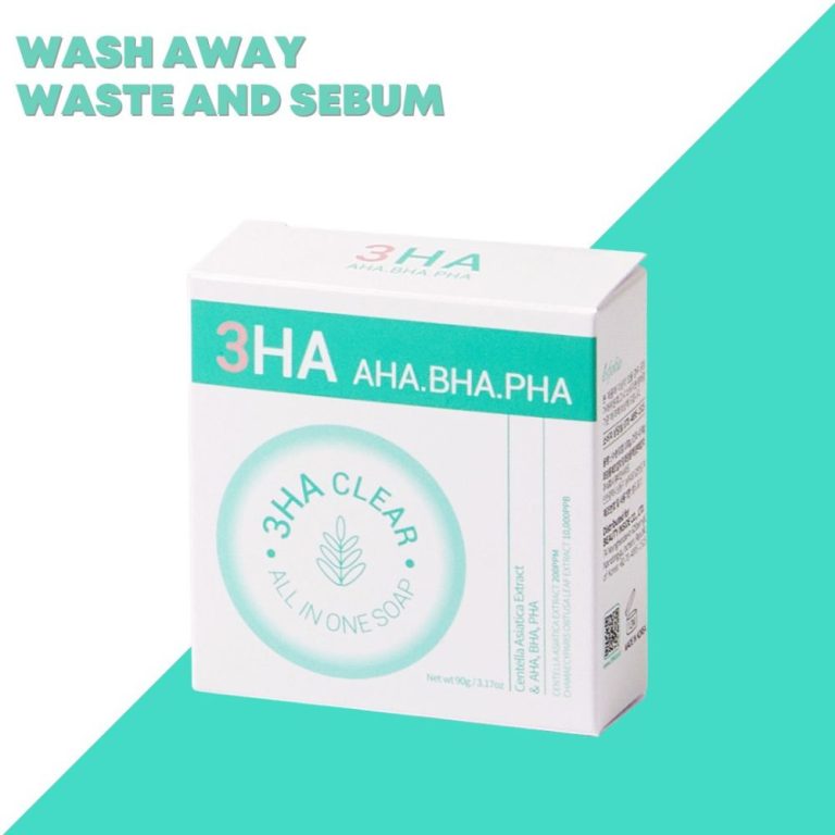 Limpiador Facial En-Barra - 3HA Clear All In One Soap